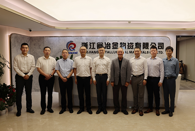 加拿大凱頓國(guó)際公司副總裁 Alex Holowko一行到訪冶金物資